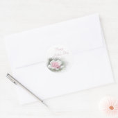 Roze Rose Happy Moederdag Sticker Set (Envelop)