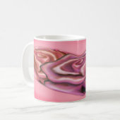 Roze Rose Heart Koffiemok (Voorkant links)