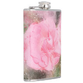 Roze Rose Heupfles (Rechts)