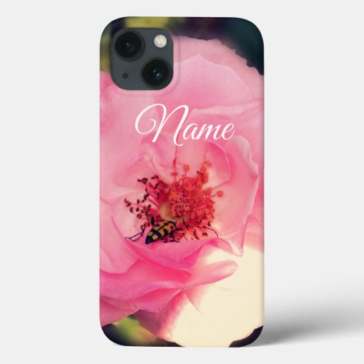 Roze Rose Hoesje, Apple iPhone X, Stoere Xtreme Case-Mate iPhone Case (Achterkant)