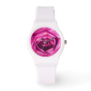 Roze Rose Horloge