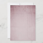 Roze Rose Hummingbird Weddenschap Kaart (Achterkant)