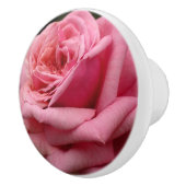 Roze Rose I  Floral fotografie Keramische Knop (Rechts)