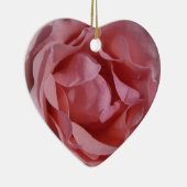 Roze Rose II  Floral Keramisch Ornament (Rechts)