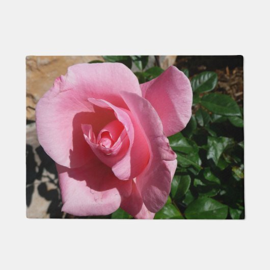 Roze Rose III Tuin Bloemen Deurmat (Voorkant)