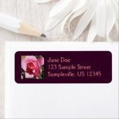 Roze Rose III Tuin Bloemen Etiket (Insitu)