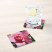Roze Rose III Tuin Bloemen Kartonnen Onderzetters (Insitu)