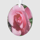 Roze Rose III Tuin Bloemen Ornament (voorkant)