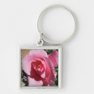 Roze Rose III Tuin Bloemen Sleutelhanger