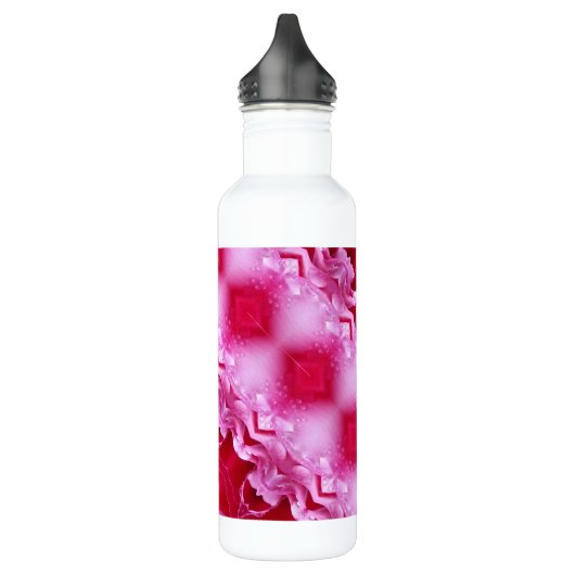 Roze Rose Ikat 2 Waterfles (Links)