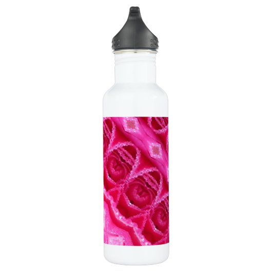 Roze Rose Ikat 3 Waterfles (Rechts)