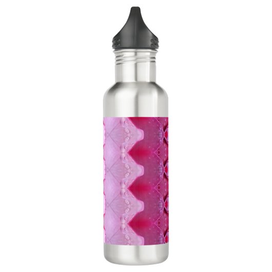 Roze Rose Ikat 3 Waterfles (Links)