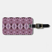 Roze Rose Ikat 5 Fog Bagagelabel (Voorkant horizontaal)
