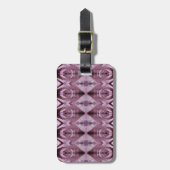 Roze Rose Ikat 5 Fog Bagagelabel (Voorkant verticaal)