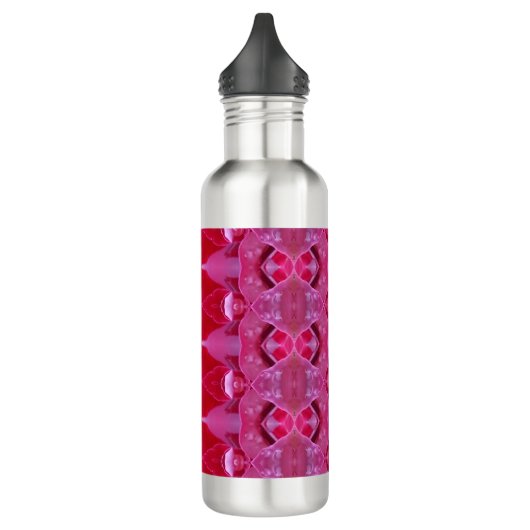 Roze Rose Ikat 6 Waterfles (Links)