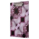 Roze Rose Ikat Mist Klembord (Links)