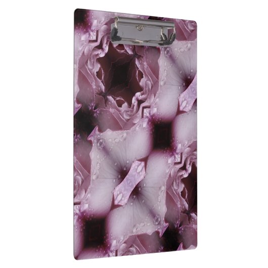 Roze Rose Ikat Mist Klembord (Rechts)