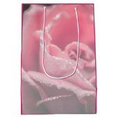 Roze Rose in Bloom Silver lijst Happy Retirement Medium Cadeauzakje (Achterkant)