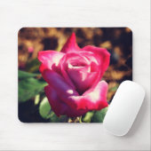 Roze Rose in de Hoge Zon Muismat (Met muis)