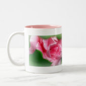 Roze Rose in Full Bloom Beverage Mok (Links)