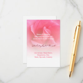 Roze Rose Informatiekaartje