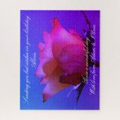 Roze Rose  Jigsaw Puzzel (Verticaal)