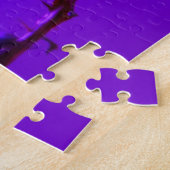 Roze Rose Jigzaag Puzzle Legpuzzel (Zijkant)