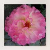 Roze Rose Jigzaag Puzzle Legpuzzel (Horizontaal)