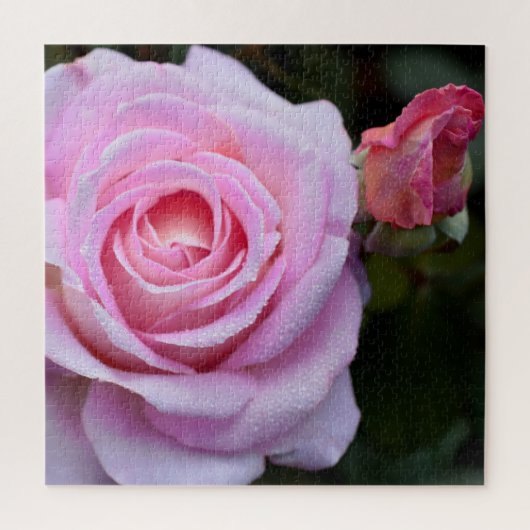 Roze Rose Jigzaag Puzzle Legpuzzel (Verticaal)