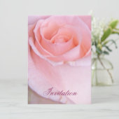 Roze Rose_ Kaart (Staand voorkant)