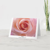 Roze Rose Kaart (Achterkant)