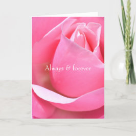 Roze Rose Kaart