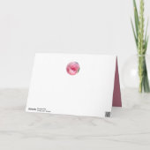 Roze Rose Kaleidoscope Moederdag Holiday Kaart (Achterkant)