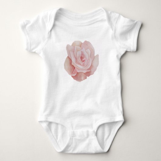 Roze Rose Kinder Outfit Romper (Voorkant)