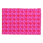 Roze Rose Kisses Patroon, Kussensloop (Achterkant)