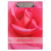 Roze Rose Klembord (Voorkant)