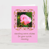 Roze Rose Krijg Goed Kaart (Voorkant)