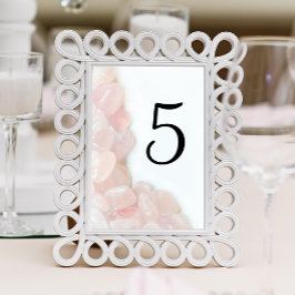 Roze Rose kwarartz Wedding Kaart