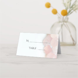 Roze Rose kwarartz Wedding Plaatskaartje