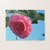 Roze Rose Legpuzzel (Horizontaal)