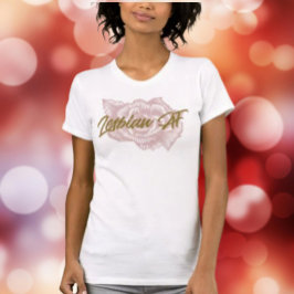 Roze Rose Lesbisch AF T-shirt