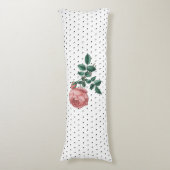 Roze Rose Lichaamskussen (Voorkant Verticaal)