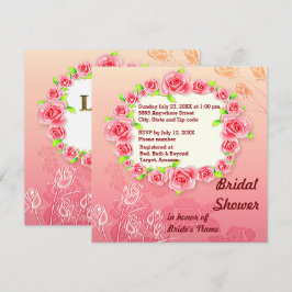 Roze Rose Lijst Vrijgezellenfeest Kaart