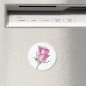 Roze Rose Magnet (Insitu (Vaatwasser))