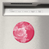 Roze Rose Magnet (Insitu (Vaatwasser))