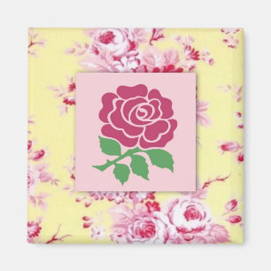 Roze Rose Magnet