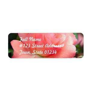 Roze Rose Mailing Label