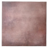 Roze Rose Mauve Faux Rustic Tegeltje (Voorkant)