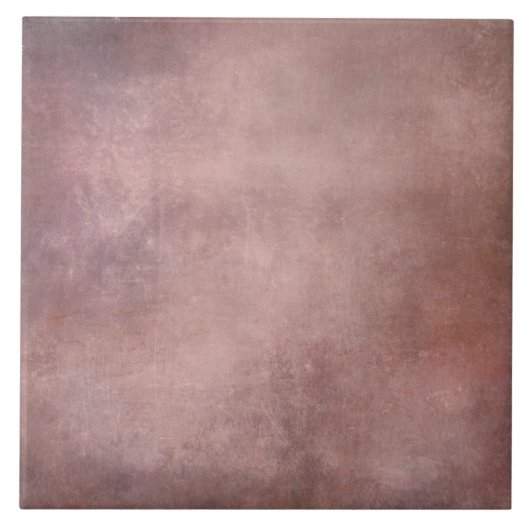 Roze Rose Mauve Faux Rustic Tegeltje (Voorkant)