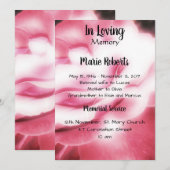 Roze Rose Memorial / Aankondiging (Voorkant / Achterkant)